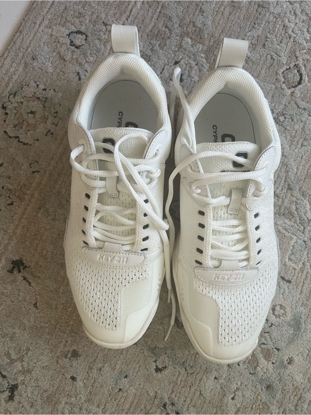 Women's White Athletic Sneakers – Lightweight Support